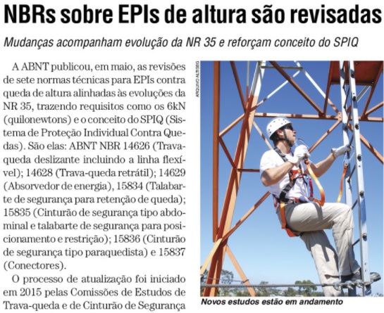 Mudanças acompanham evolução da NR 35